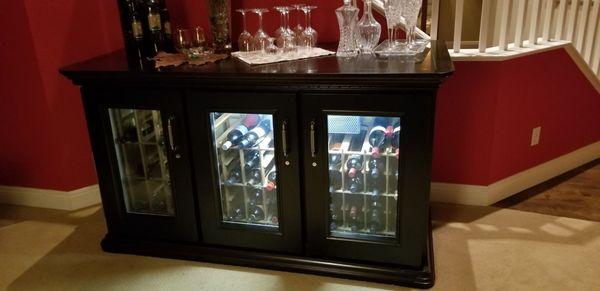 Le Cache wine credenza.