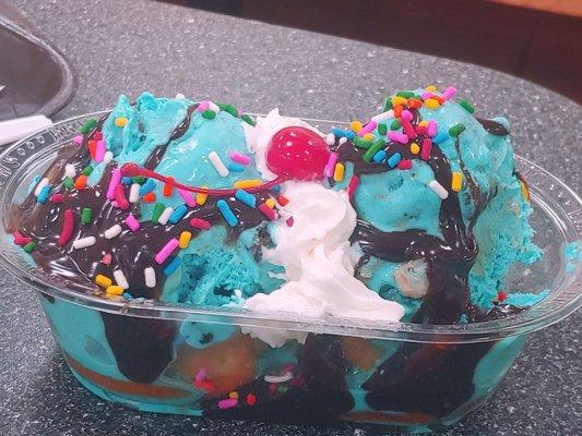 Cookie Monster ice cream