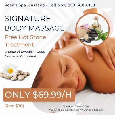 Welcome To Rose's Spa Massage