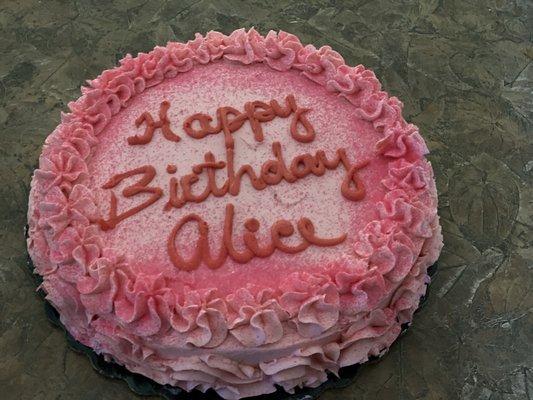 Vegan Strawberry Cake with Strawberry Icing