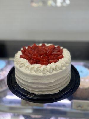 Strawberries and Cream Cake