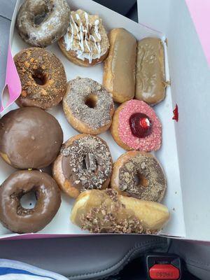 A dozen specialty donuts