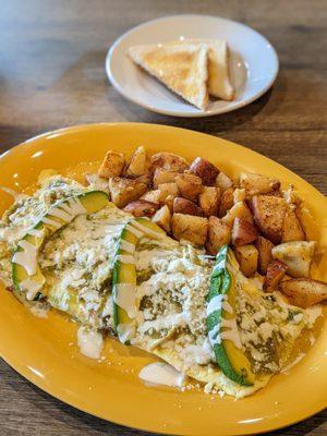 El Rey Omelette with Home Fries!