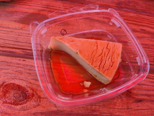 Vegan flan de queso