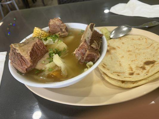 Beef and vegetable soup