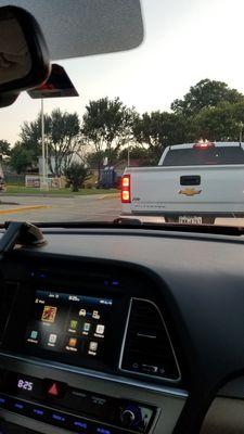 Long line at the drive thru.  That means its awesome!