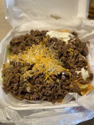 Carne Asada nachos