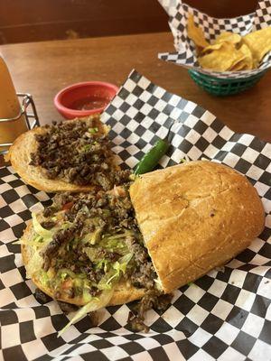 Plain Asada Torta. Great value, filling and super tasty!