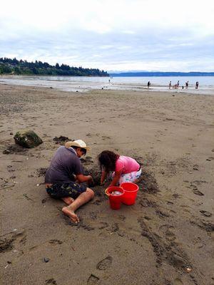 Kiddos dug for hours!