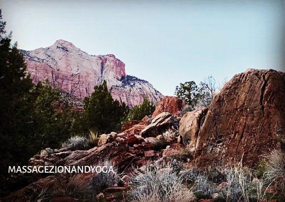 This Is the West Temple from Zion National Park. This is our backyard, and our home.