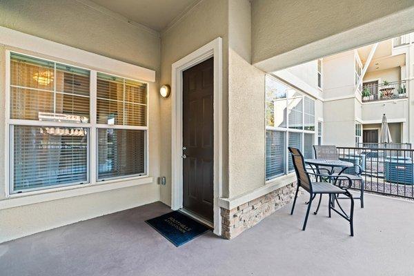 Foothills at Old Town Apartments patio