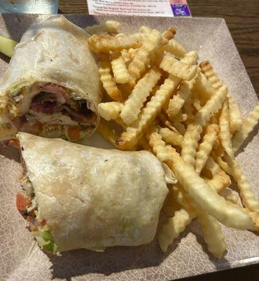 chicken club wrap