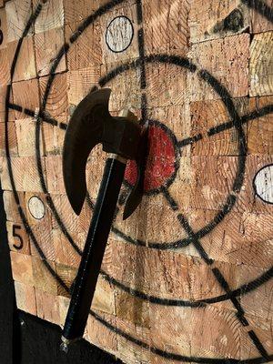 Axe throwing