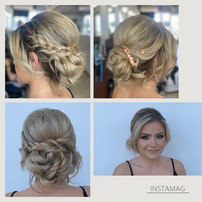 Hairstyle Updo done by Sara