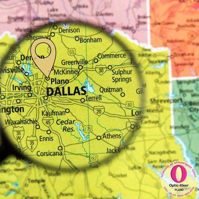 Optic-Kleer Plano Service Area: Farmers Branch, Addison, Richardson, Dallas, Plano, Farmers Branch, TX