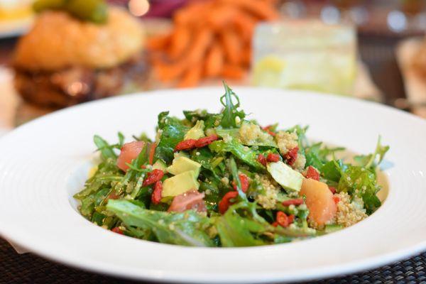 Locally grown seasonal salads