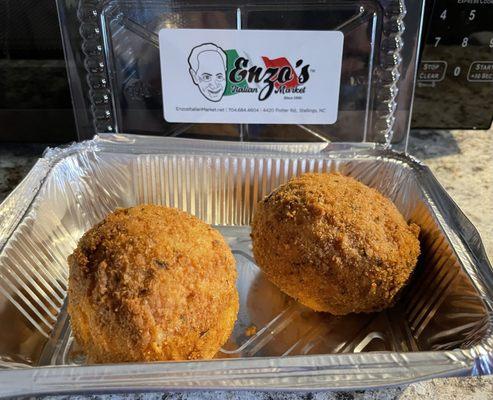 Arancini as packaged