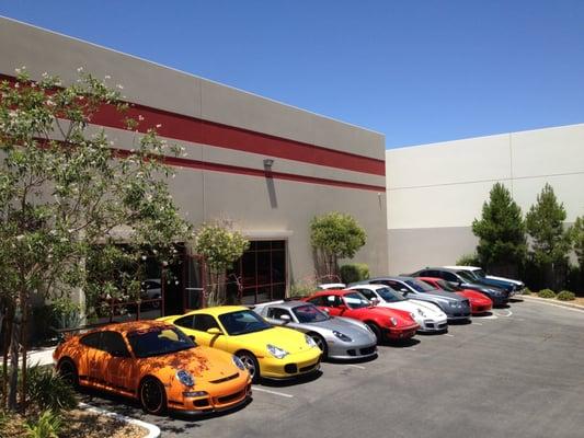 Talk about a clean parking lot!