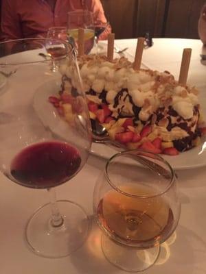 Titanic dessert- Jordan Cab- Grand Marnier