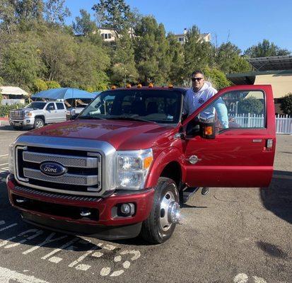 Michael's new rig F350!