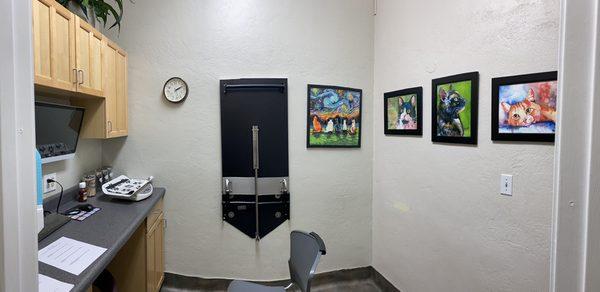 Small exam room