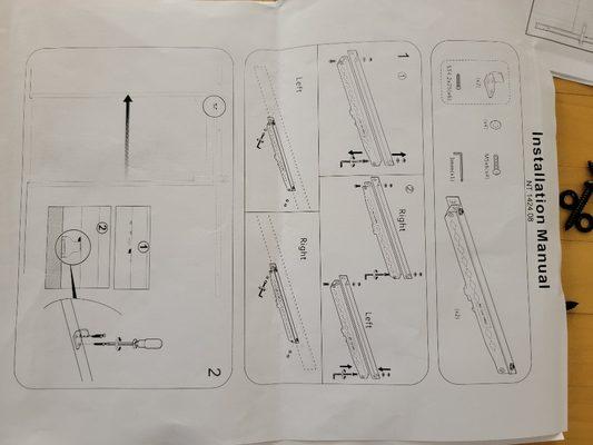 Here are the directions to install the soft-close mechanisms