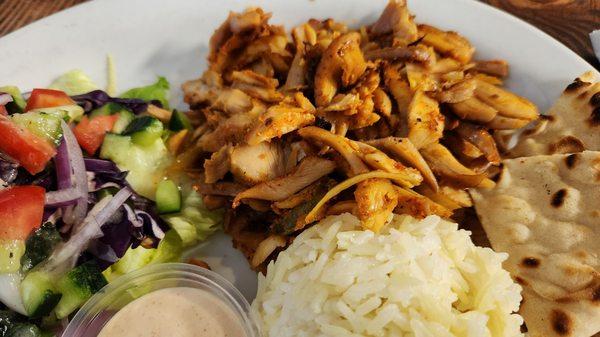 Chicken gyro plate