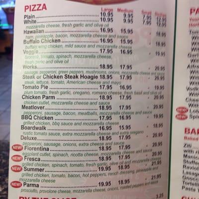 Petes' Menu