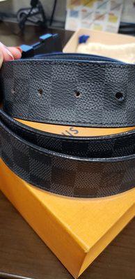 Had 3 holes added to this LV belt