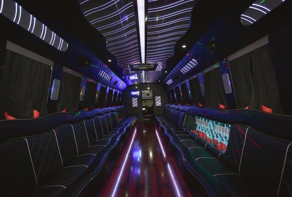 36 Passengers Party Bus