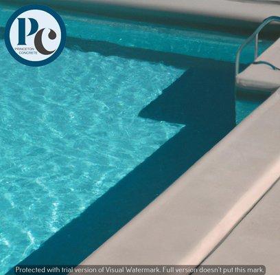 Pool deck concrete in Princeton, NJ