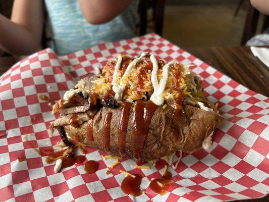 Brisket baked potato