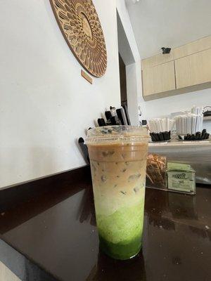 Espresso honey matcha