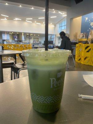 This was the simple order ( matcha latte ) and it tasted like water.