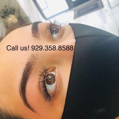 Eyebrow tinting and flare lashes !