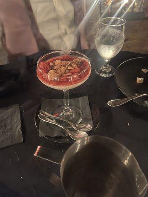 Some fancy dessert that I can't remember the name of