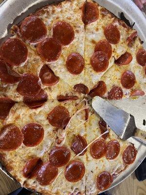 Gluten Free Pepperoni Pizza