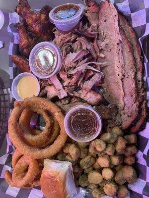 Meat sampler platter