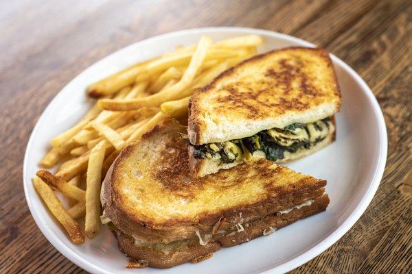 Spinach and Artichoke Melt - Fall 2021 Menu