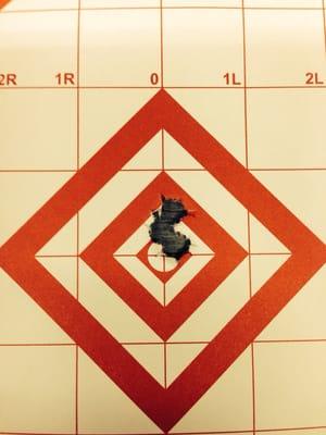 25 yard zero on dpms 308 using 168gr match ammo