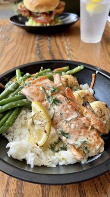 Salmon Bowl add Grilled Shrimp