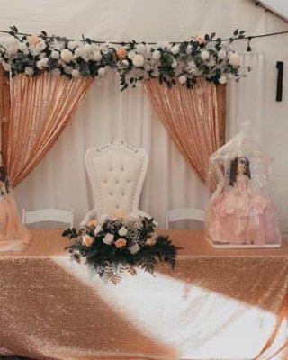 Quinceanera backdrop