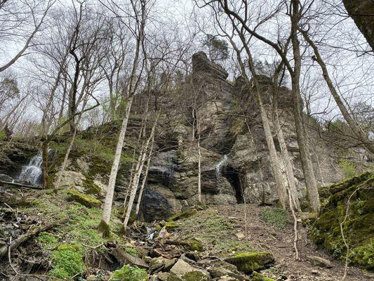 View of cave from the bottom