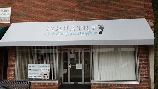 Same convenient location, new name and new look. Podiatry Plus is now Podiatry of Arlington Heights with Dr. Natalie Domek!