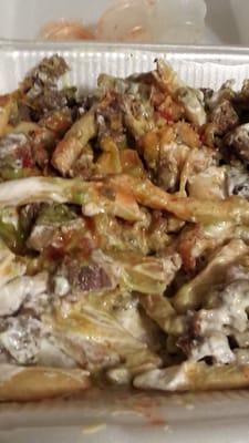 Carne asada fries that i destroyed.