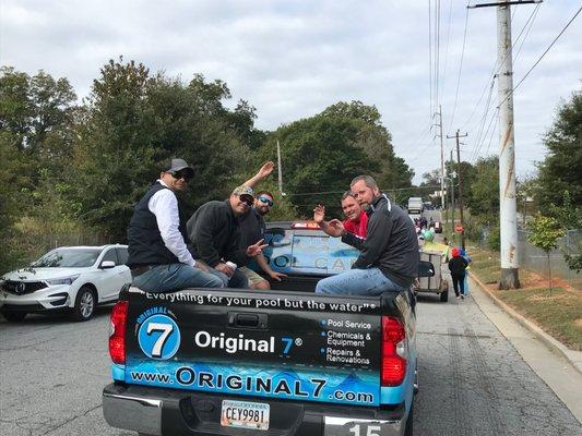 Food A Thon Parade Route - Team O-7