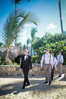 Thank you Pepe! I felt good in my suit!(Caribbeans Wedding)