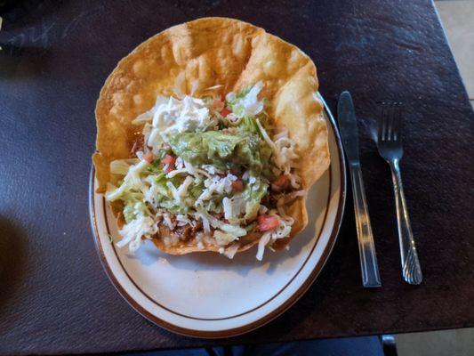 Taco Salad with different shaped bowl