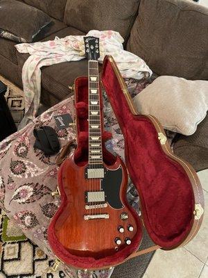 61 Gibson SG standard reissue. Perfect set up!