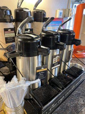 Self serve coffee station